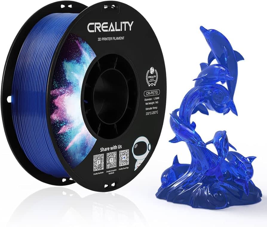 Creality CR-PETG Transparent Blue 1.75mm 1.000g