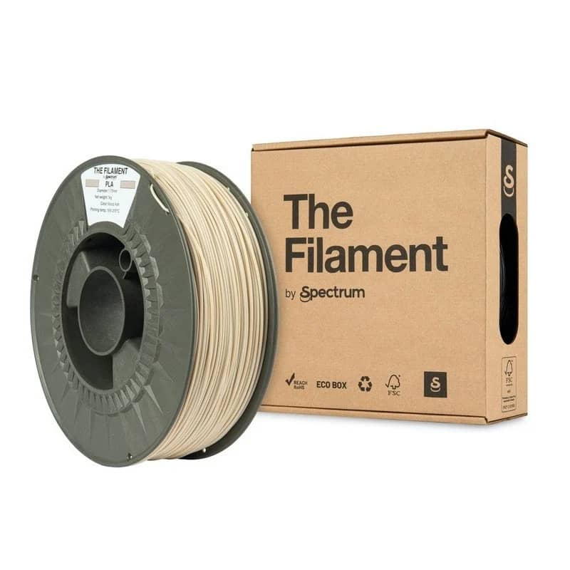 The Filament PLA 1.75mm Wood ASH 1kg