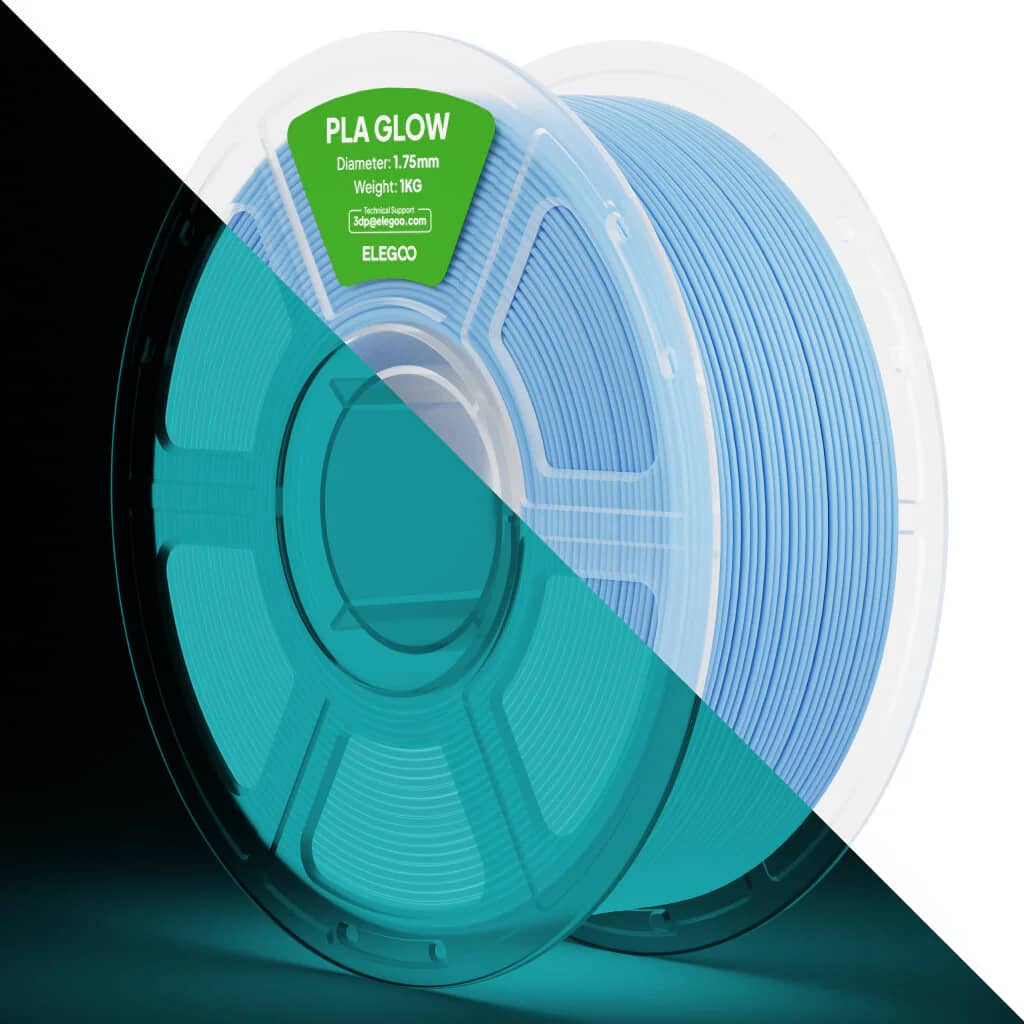Elegoo PLA 1KG Glow Blue 1.75mm / 1000 g