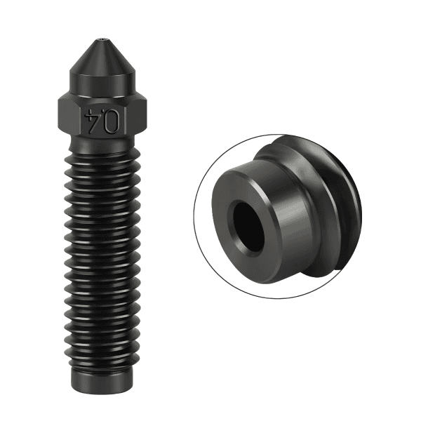 Hardened Steel Nozzle – Kompatibilna sa Elegoo Centauri Carbon 2x 0,2 / 0,4 / 0,6 / 0,8 mm