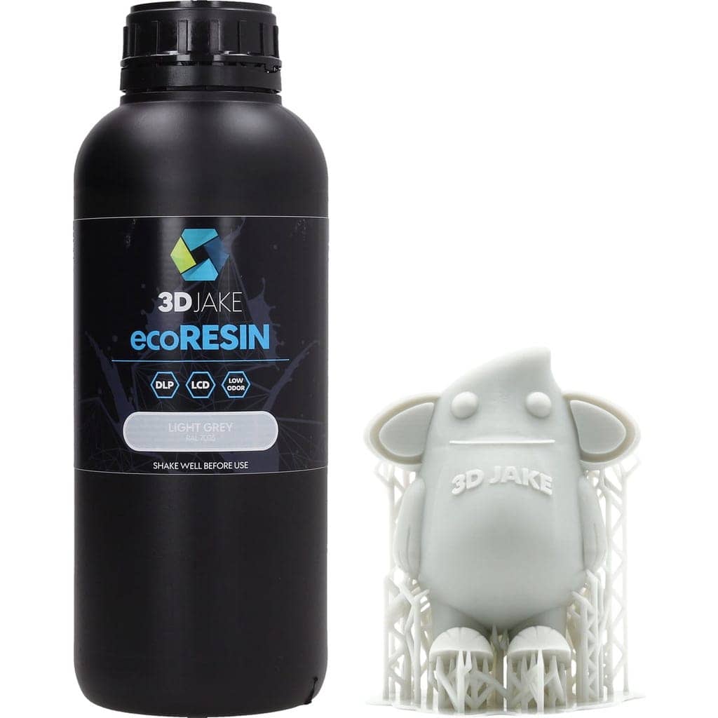 3DJAKE ecoResin Light Grey, 1.000 g