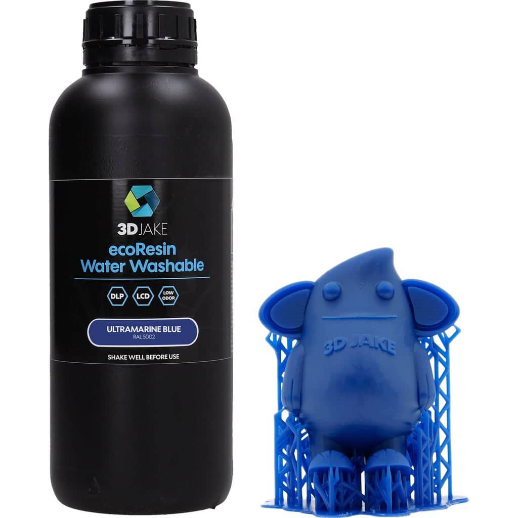 3DJAKE ecoResin Water Washable Ultramarine Blue, 1.000 g