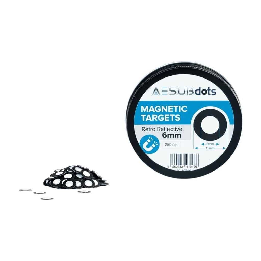 AESUB Dots Retro Reflective Magnetic, 6 mm