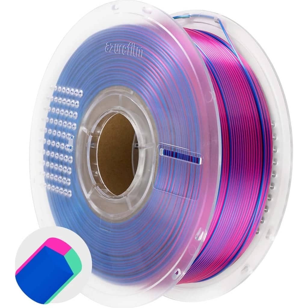AzureFilm PLA Silk Tri Colour Mermaid Dream, 1.75 mm / 1000 g