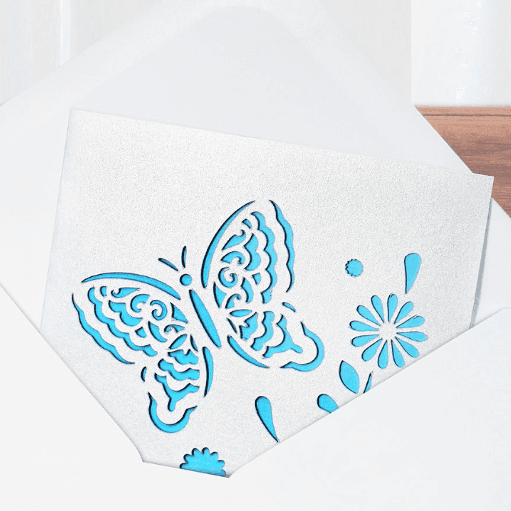 Bambu Lab Pearlescent White Greeting Card Set