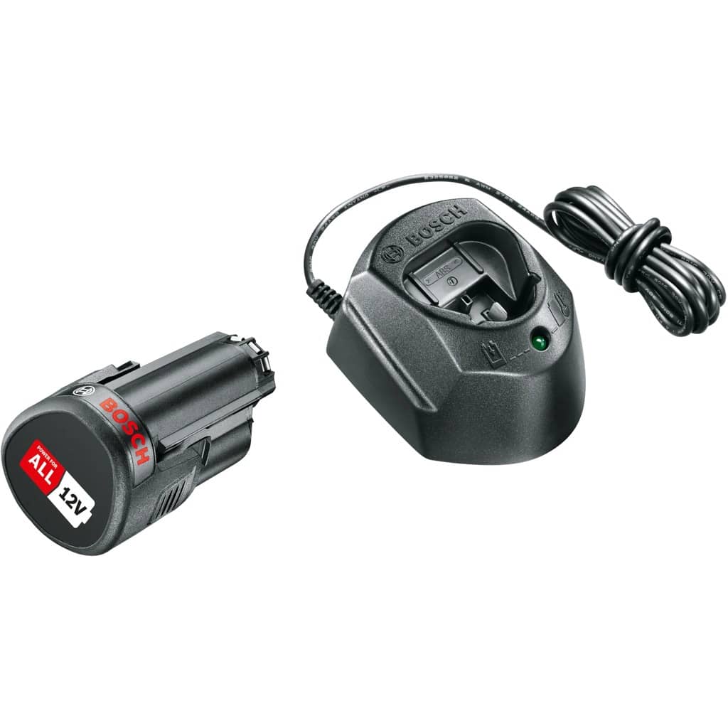 Bosch Home & Garden 12V Battery Starter Set Including Charger, 1x1.5Ah
