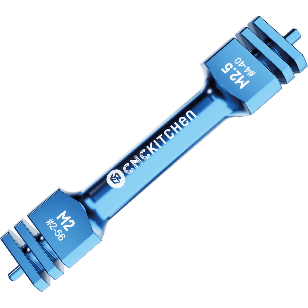 CNC Kitchen Insertion Aid for Threaded Inserts, M2 - M2.5