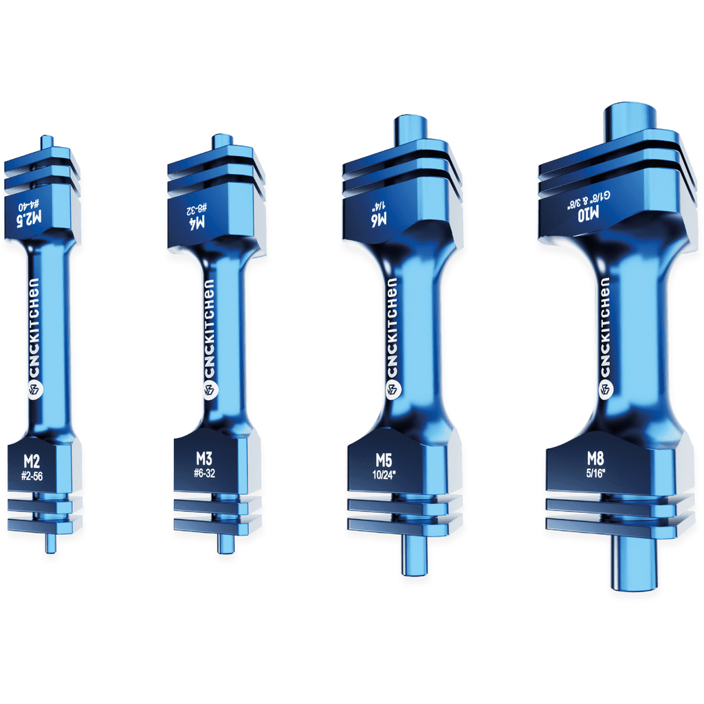 CNC Kitchen Insertion Aid for Threaded Inserts Set, M2 - M8