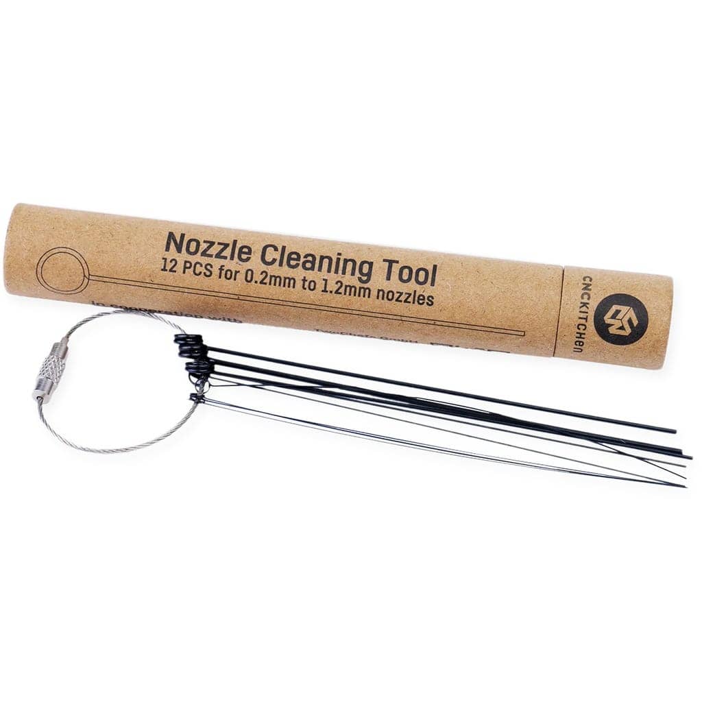 CNC Kitchen Nozzles Cleaning Wires, 0.2-1.4 mm (12 pcs)