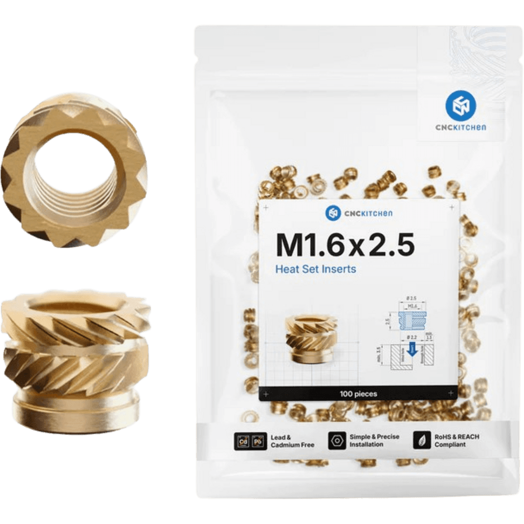 CNC Kitchen Threaded Insert M1 Standard