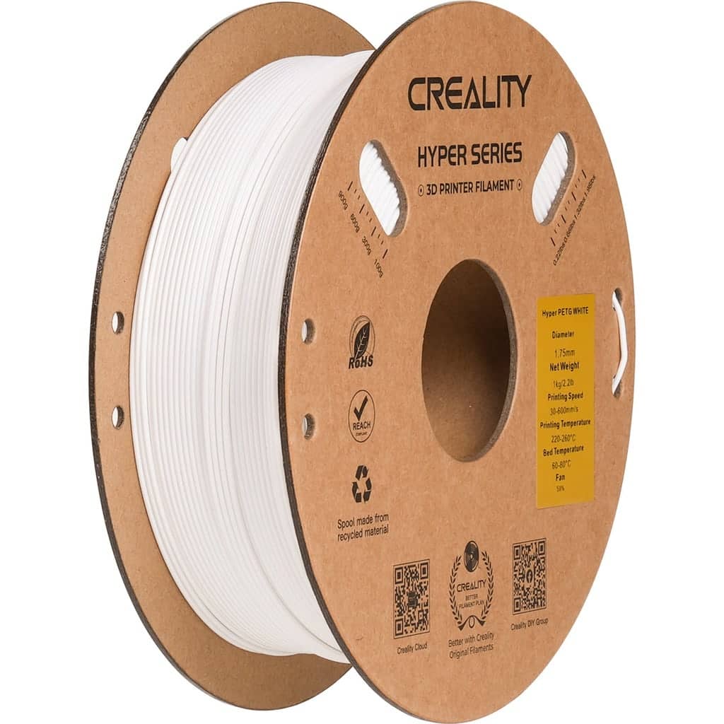Creality Hyper PETG White, 1.75 mm / 1000 g