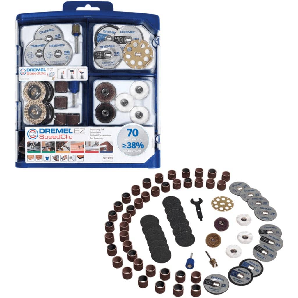 Dremel EZ SpeedClic Accessory Set - 70 komada