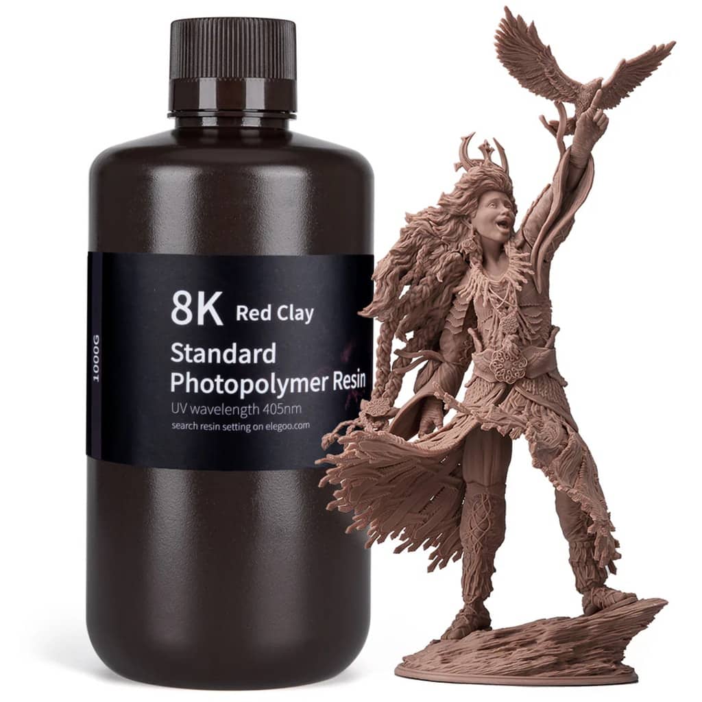 Elegoo 8K Standard Resin Red Clay, 1.000 g