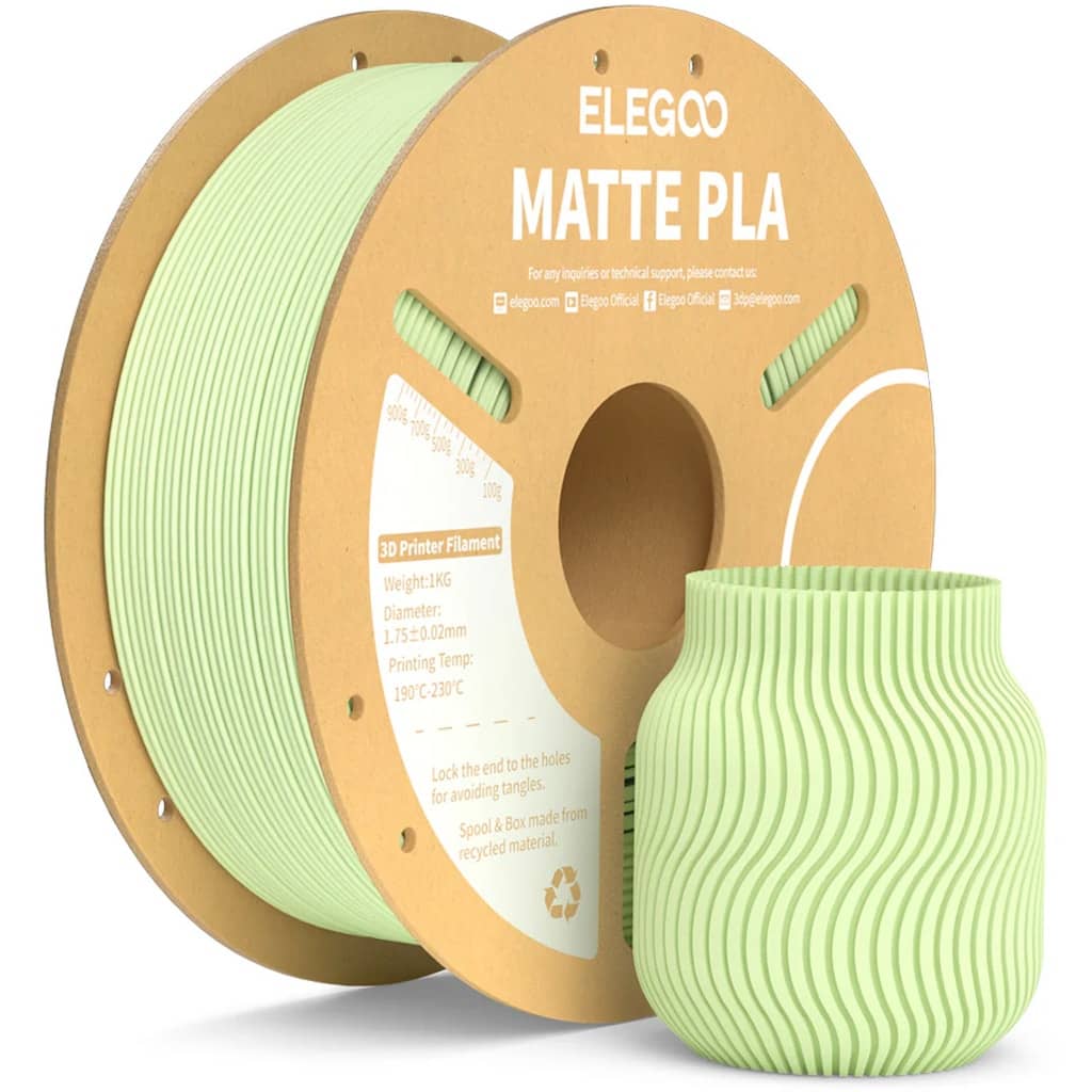 Elegoo PLA Matte Mint Green, 1.75 mm / 1000 g