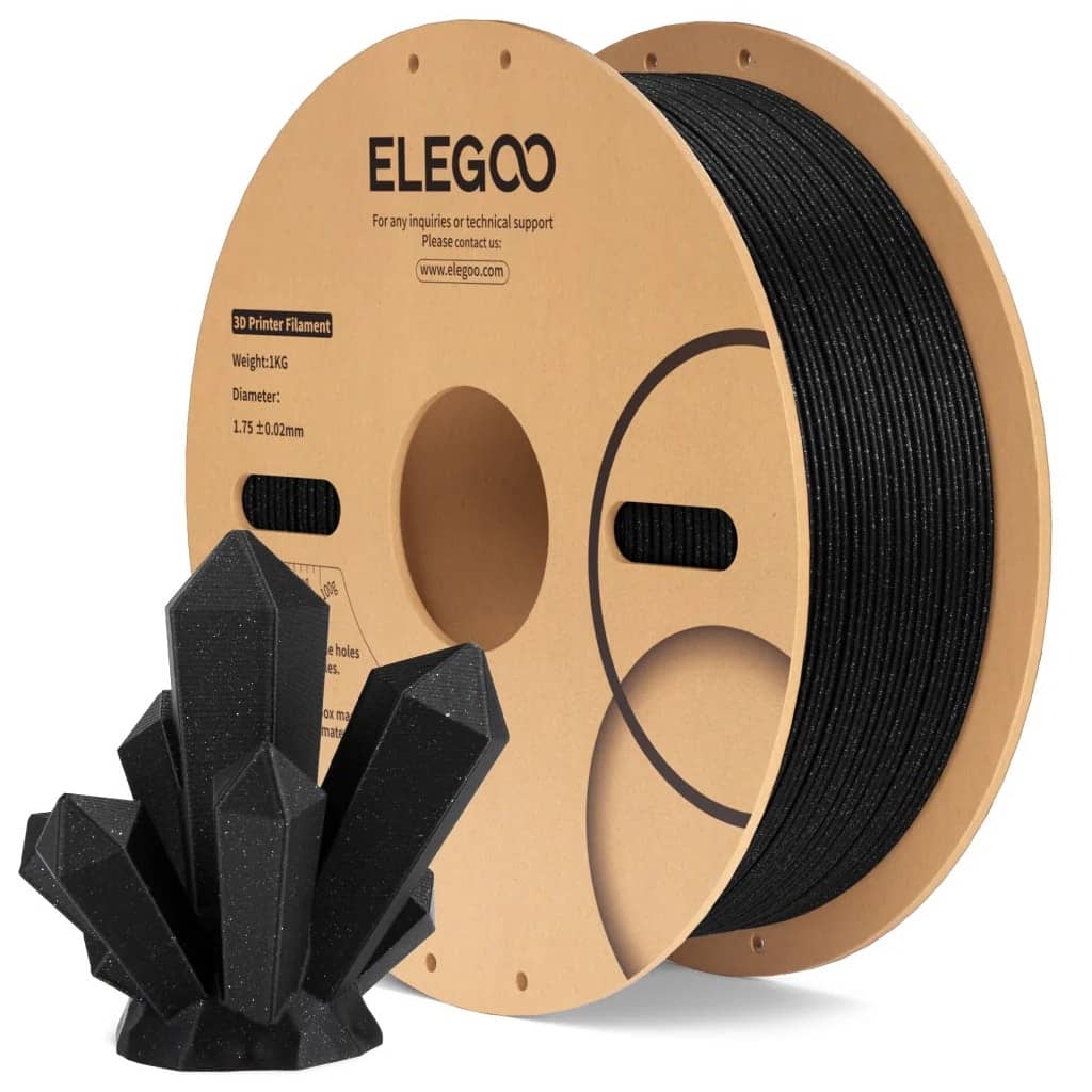 Elegoo PLA Sparkle Black, 1.75 mm / 1000 g