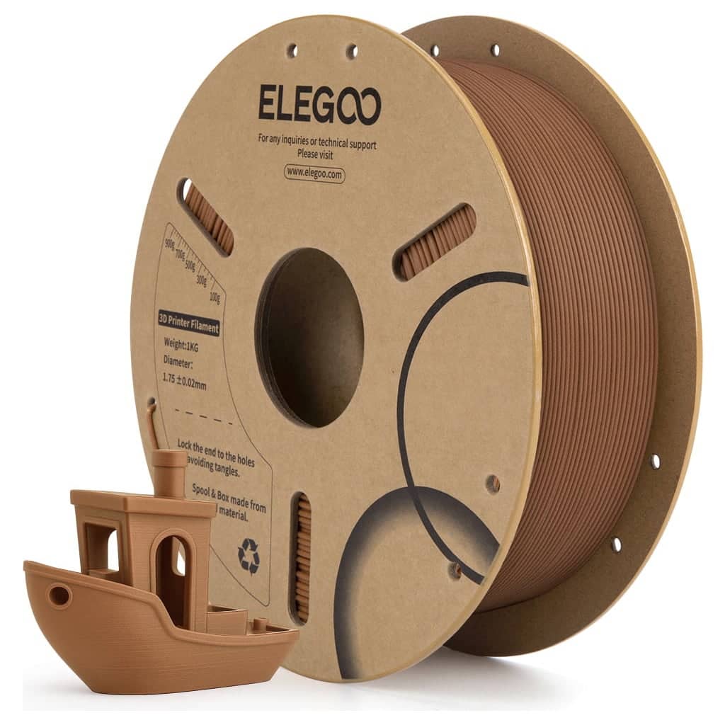 Elegoo PLA Teak Wood, 1.75 mm / 1000 g