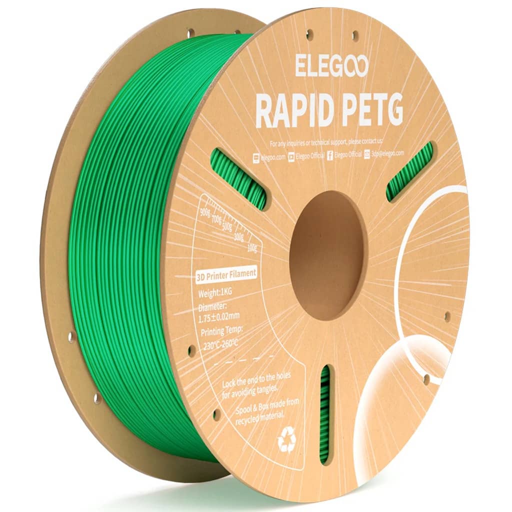 Elegoo Rapid PETG Green, 1.75 mm / 1000 g