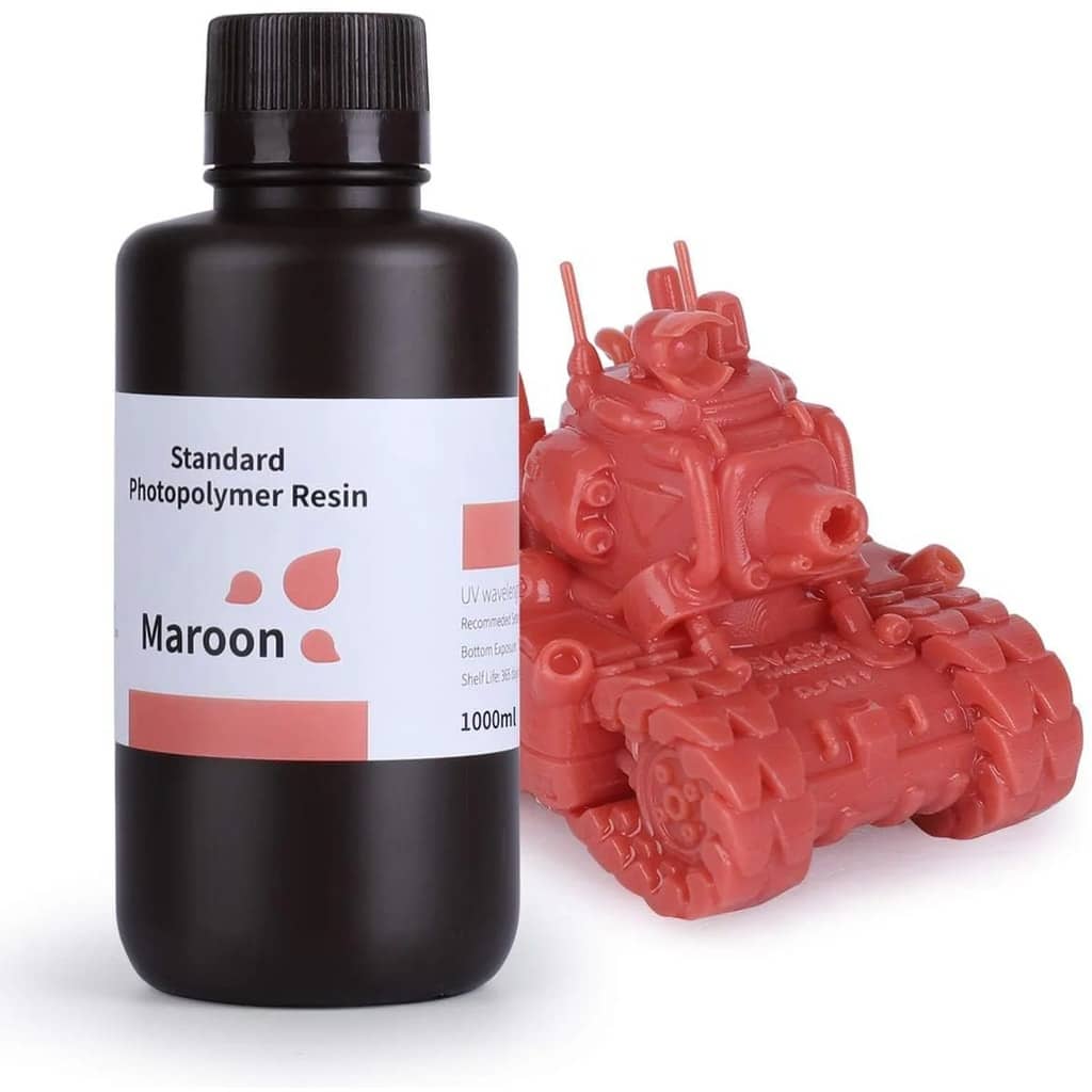 Elegoo Standard Resin Maroon, 1.000 g