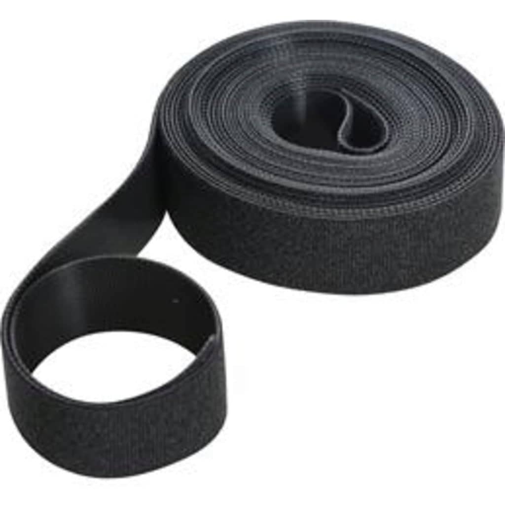 Fixman Velcro Tape - Crna, 10 mm x 25 m