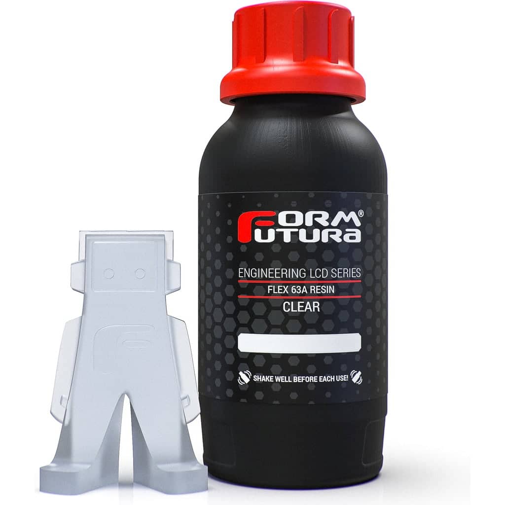 FormFutura Engineering LCD Series Flex 63A Resin - Clear, 500 g