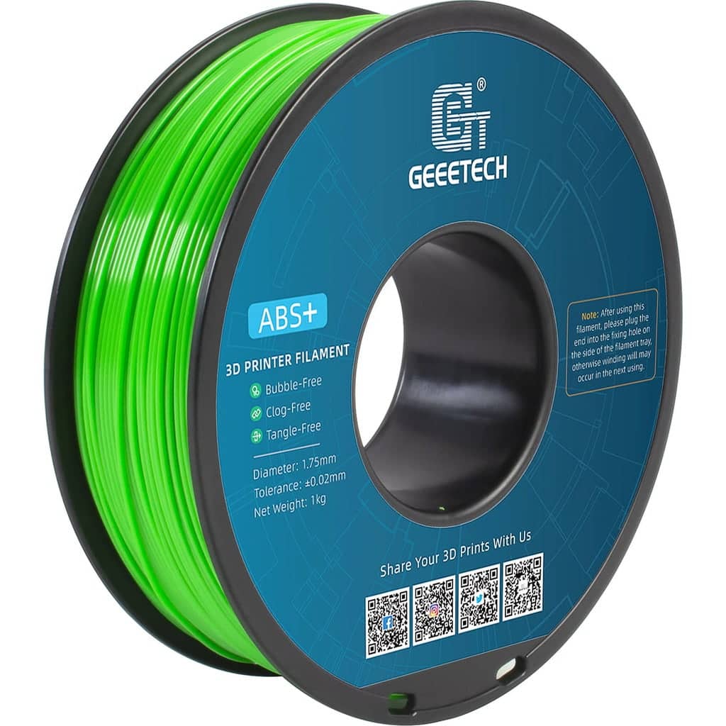 GEEETECH ABS+ Green, 1.75 mm / 1000 g