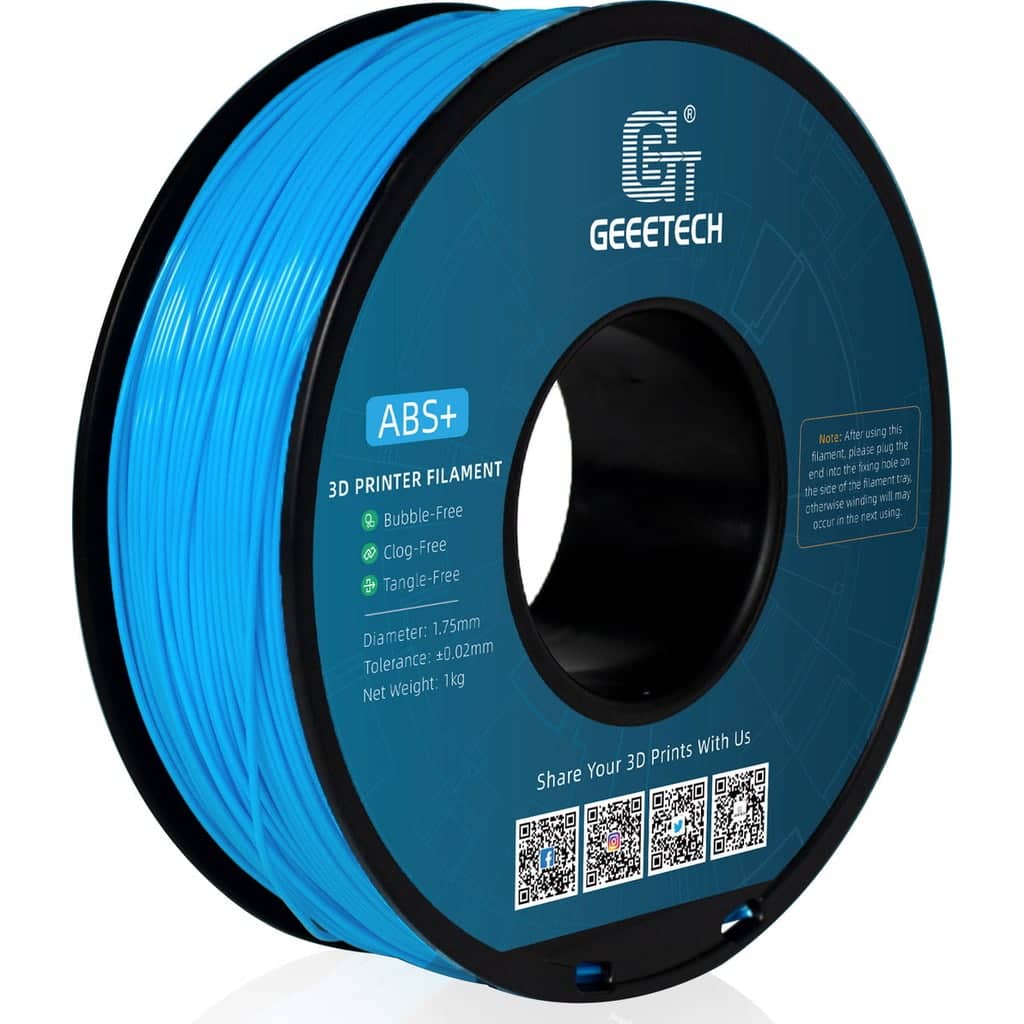 GEEETECH ABS+ Water Blue, 1.75 mm / 1000 g