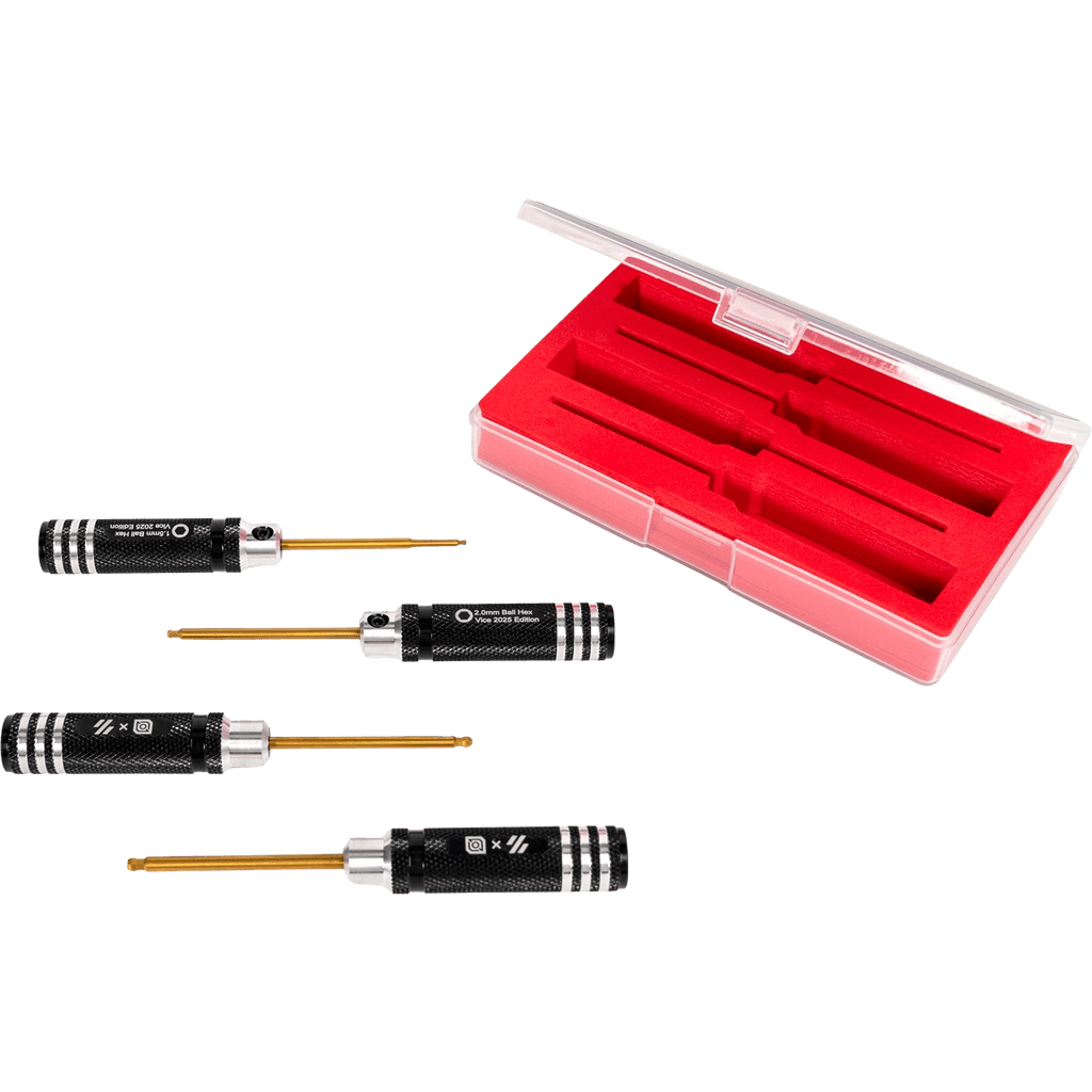 LDO Motors Ball Hex Driver Kit Vice Edition, 1.5/2/2.5/3 mm