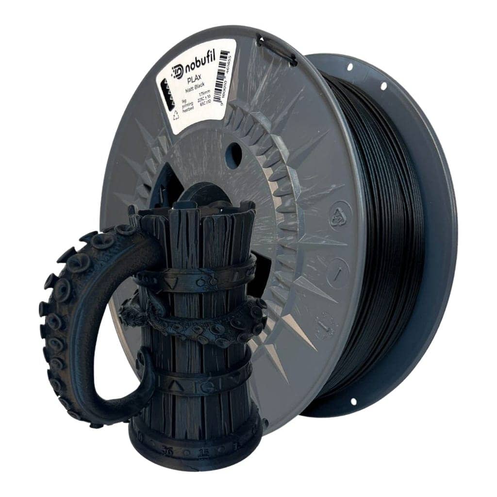 Nobufil PLAx Matt Black, 1.75 mm / 1000 g