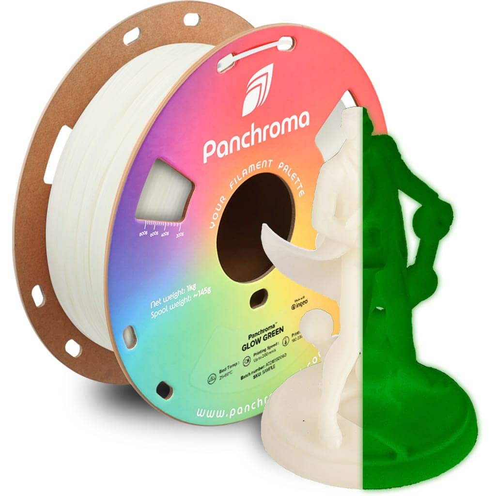 Polymaker Panchroma™ PLA Glow Green, 1,75 mm / 1000 g