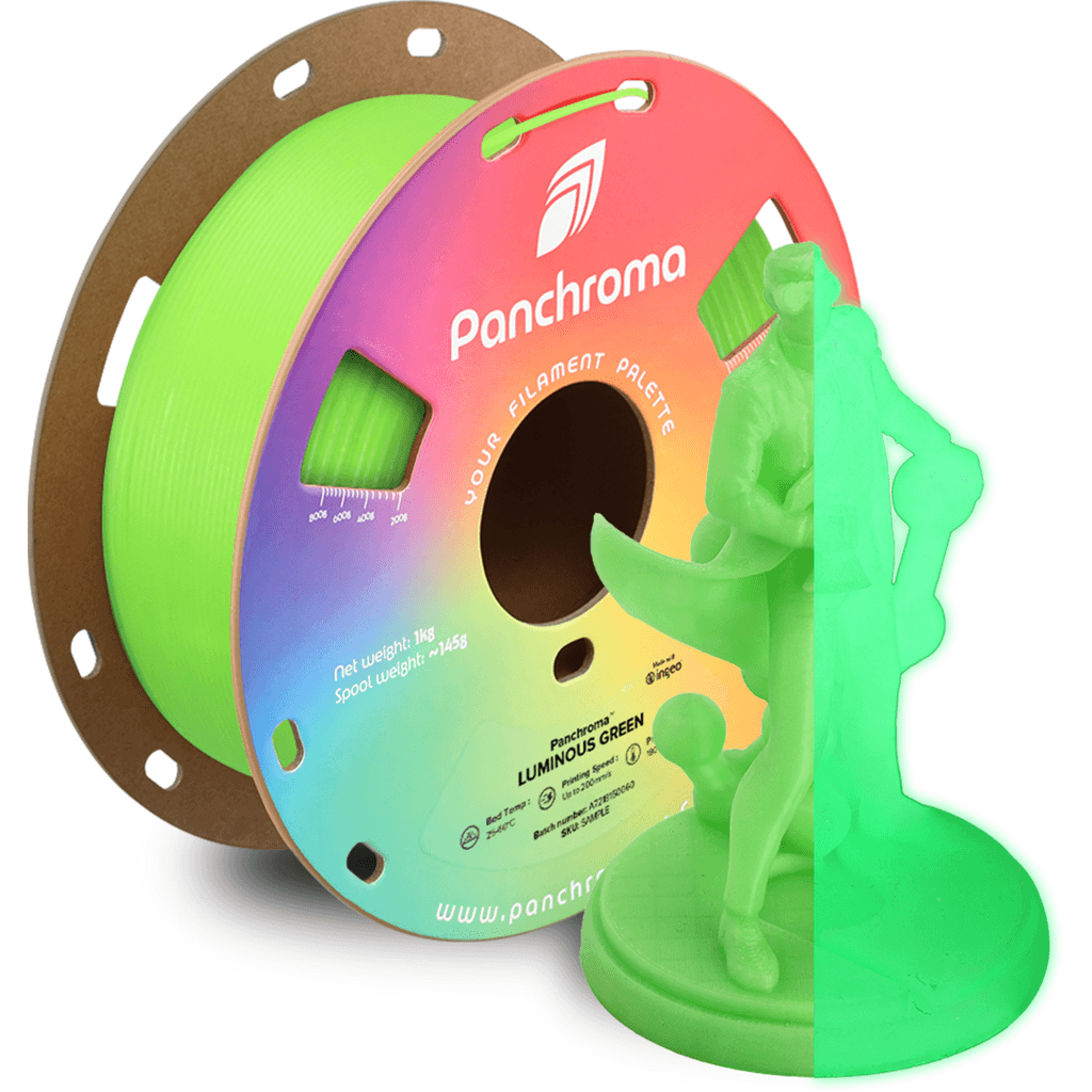 Polymaker Panchroma™ PLA Luminous Green, 1,75 mm / 1000 g