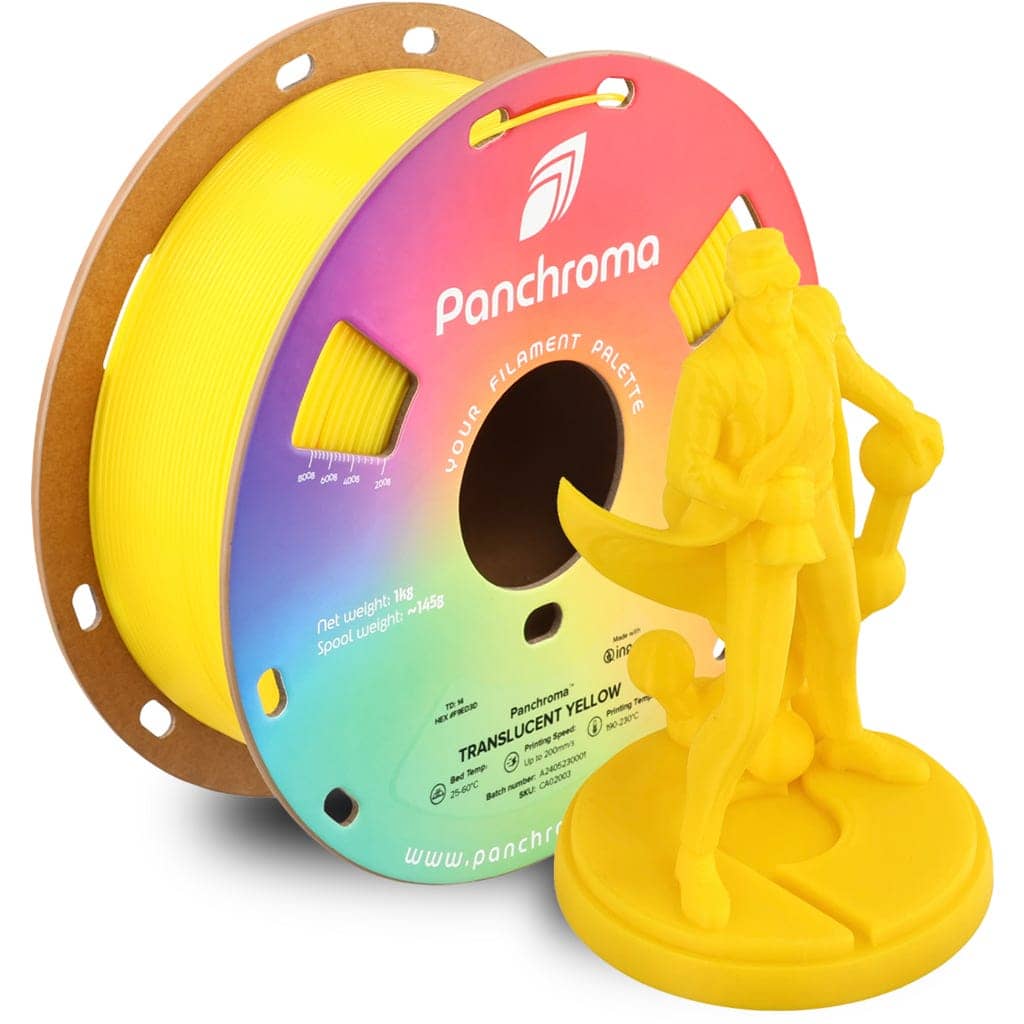 Polymaker Panchroma™ PLA Translucent Yellow, 1,75 mm / 1000 g