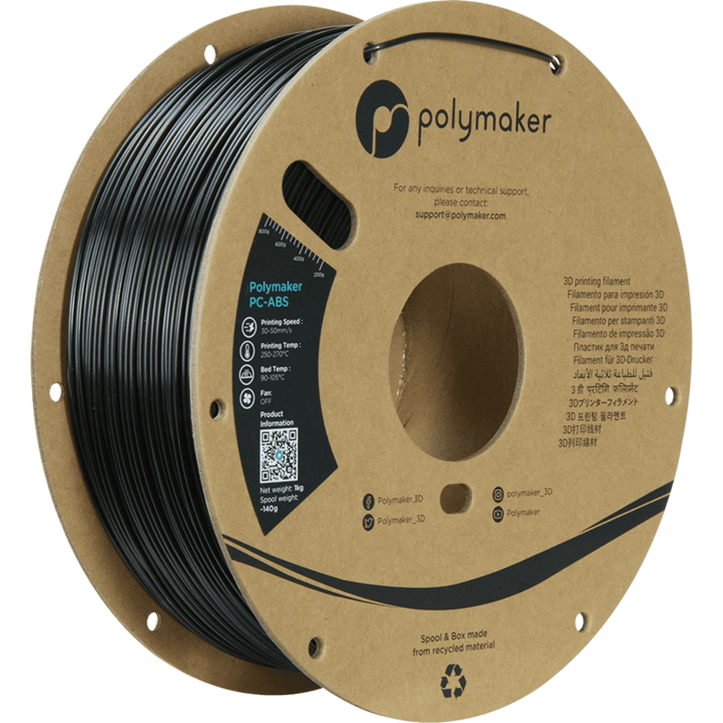 Polymaker PC-ABS Black, 1.75 mm (1.000 g)