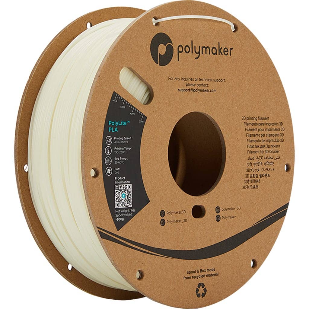 Polymaker PolyLite PLA Glow in the Dark - Green, 1,75 mm (1.000 g)