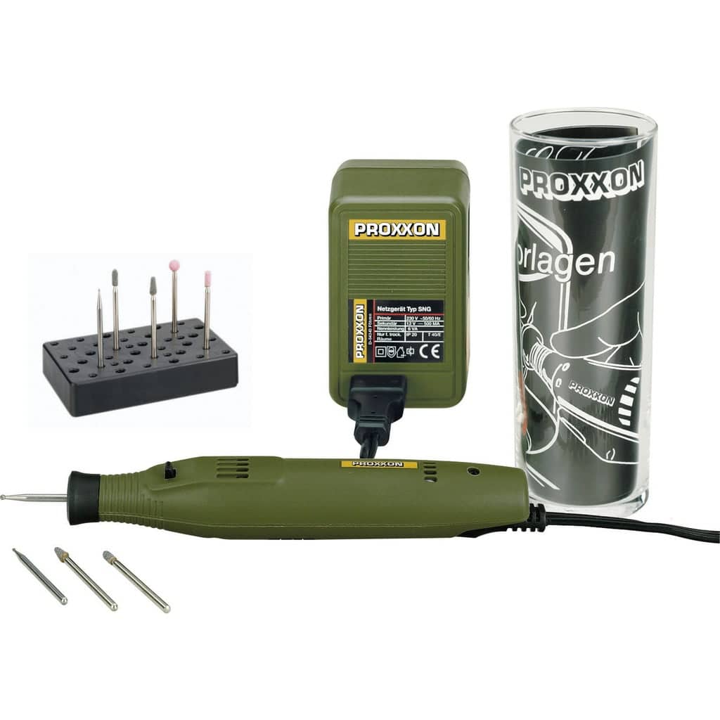 PROXXON Complete Engraving Kit with Engraving Tool GG 12