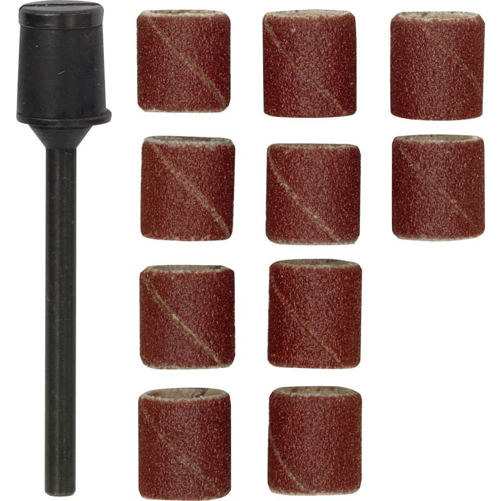 PROXXON Sanding Belts + Sanding Cylinder, Ø 10mm