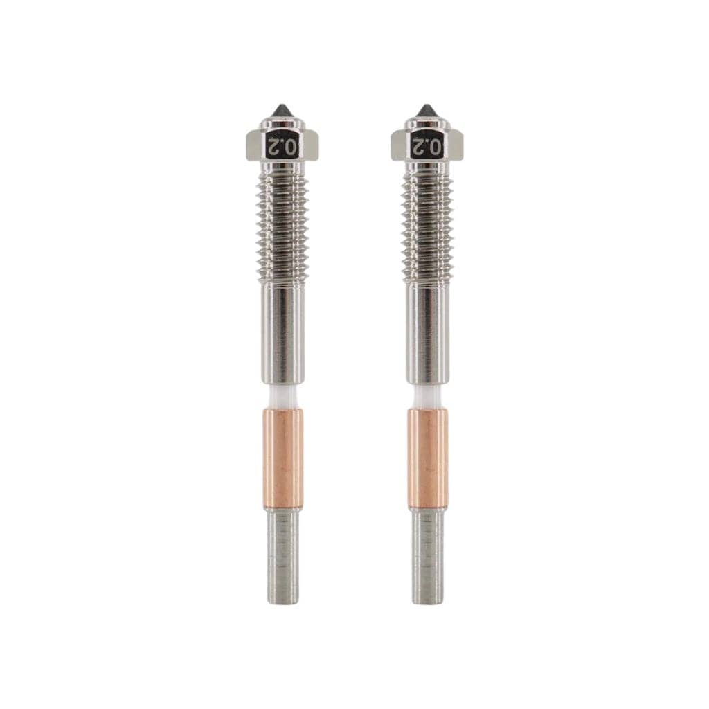 QIDI Tech Bimetal Nozzles for Q2, Set of 2, 0,6 mm (2 pcs)