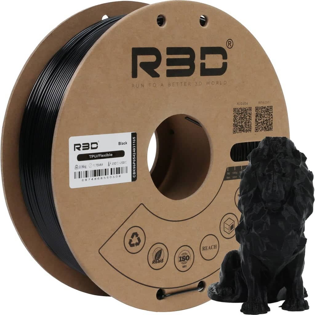 R3D TPU Black, 1.75 mm / 800 g