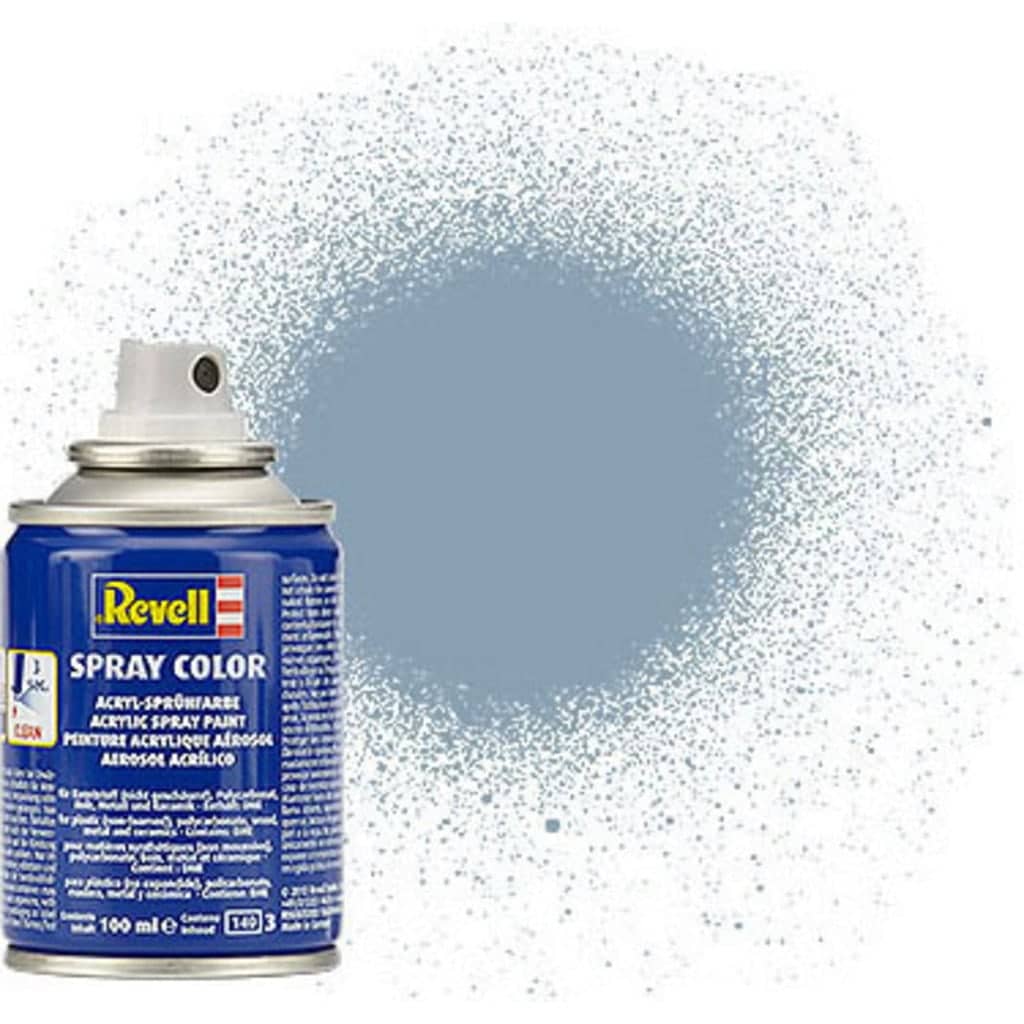Revell Aerosol Paint - Grey Semi-Gloss, 100 ml