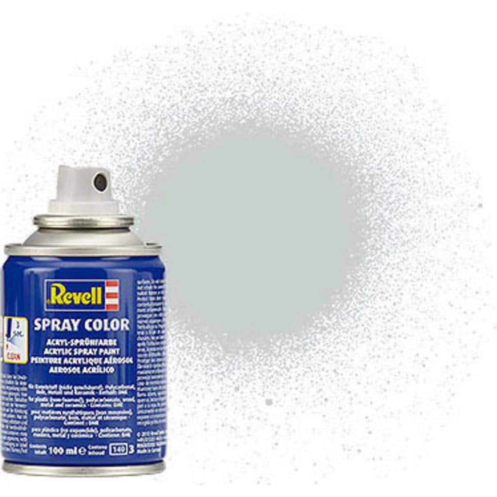 Revell Aerosol Paint - Light Grey Semi-Gloss, 100 ml