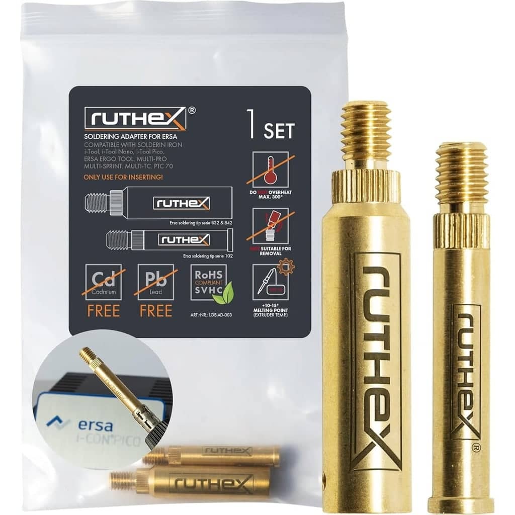 ruthex 2x Adapteri za lemne mlaznice za ERSA serije 832, 842 i 102