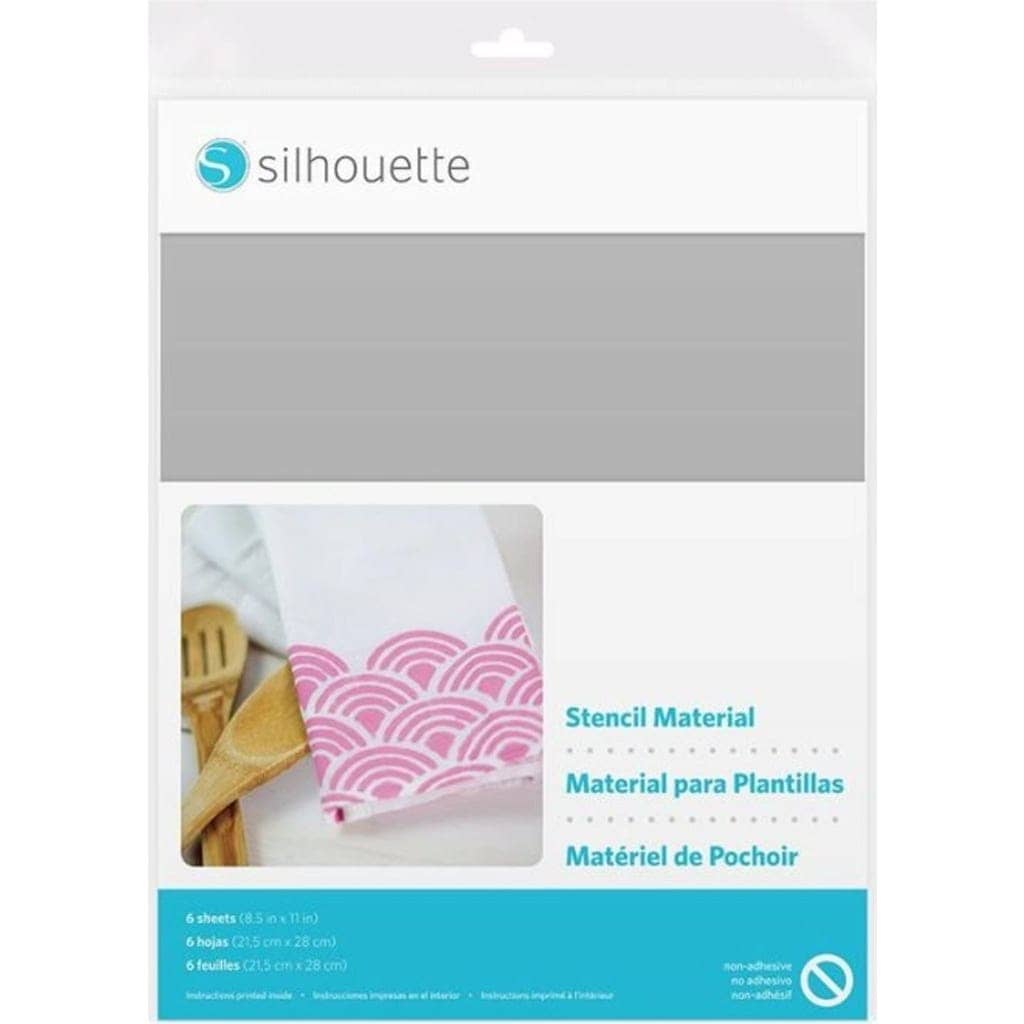 Silhouette Stencil Sheets, Non-Adhesive