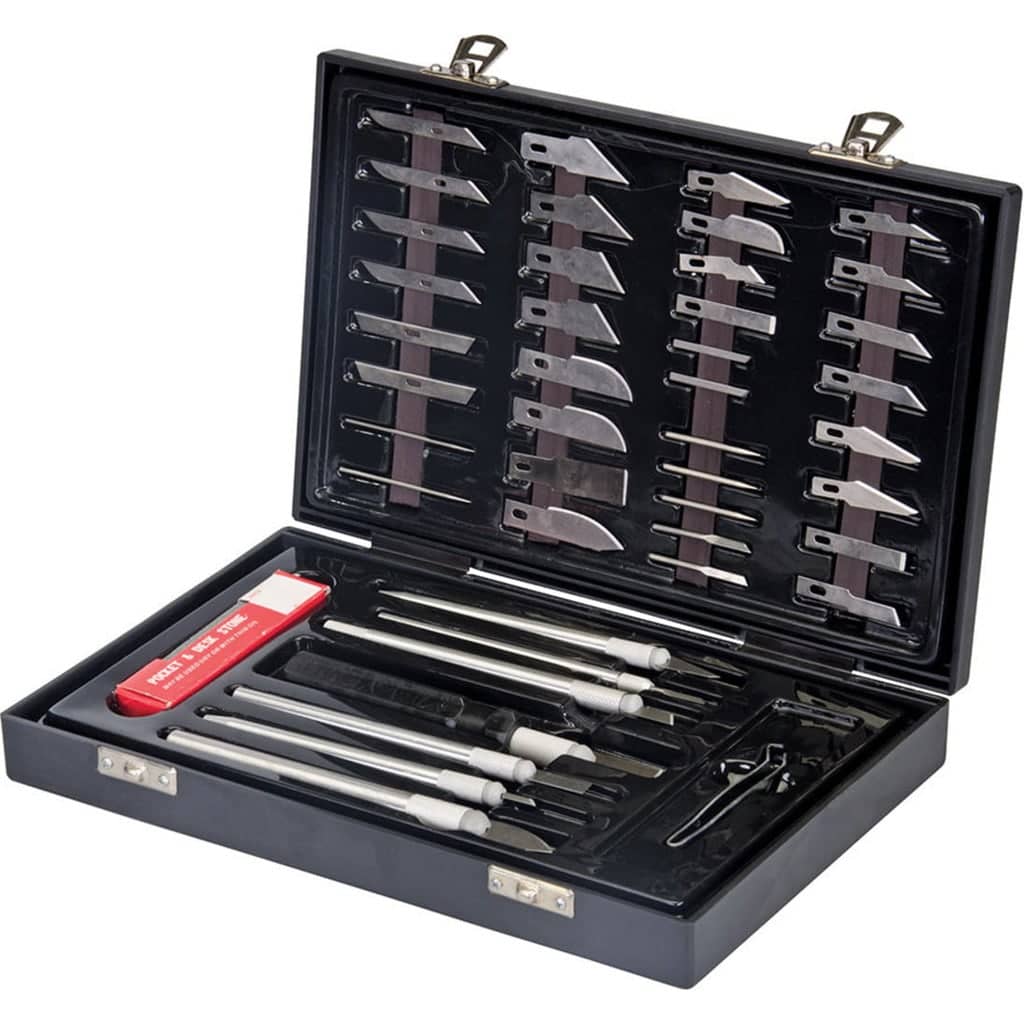 Silverline Precision Knife Set 51 pieces
