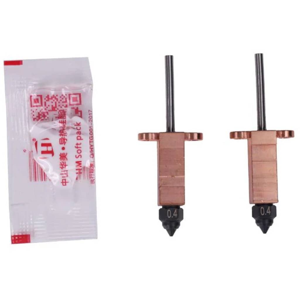 Sovol Nozzle Set - Hardened Steel for SV08/T300, 2x 0.4 mm