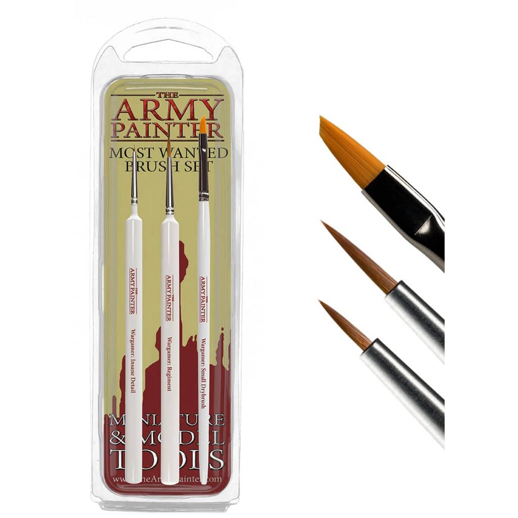 The Army Painter Most Wanted Brush Set
