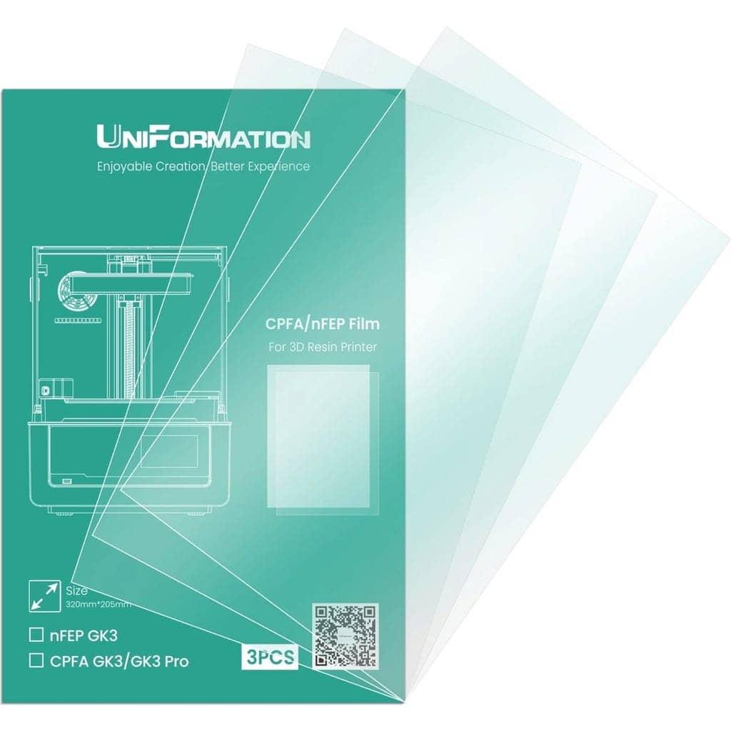 UniFormation CPFA Film - Set of 3, GK3 Pro